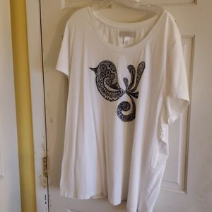 CJ Banks bird tee